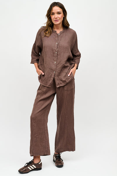 PANTALON OLIVIA LINO