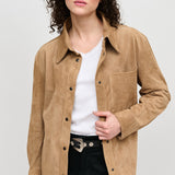 CAMISA OVER GAMUZA