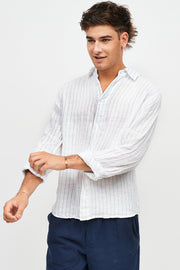 CAMISA PAOLO LINO RAYAS