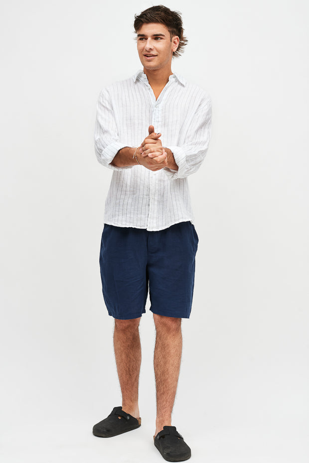 CAMISA PAOLO LINO RAYAS