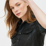 CAMISA POLA CUERO