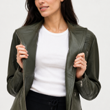 CHAQUETA ANTONELLA CUERO