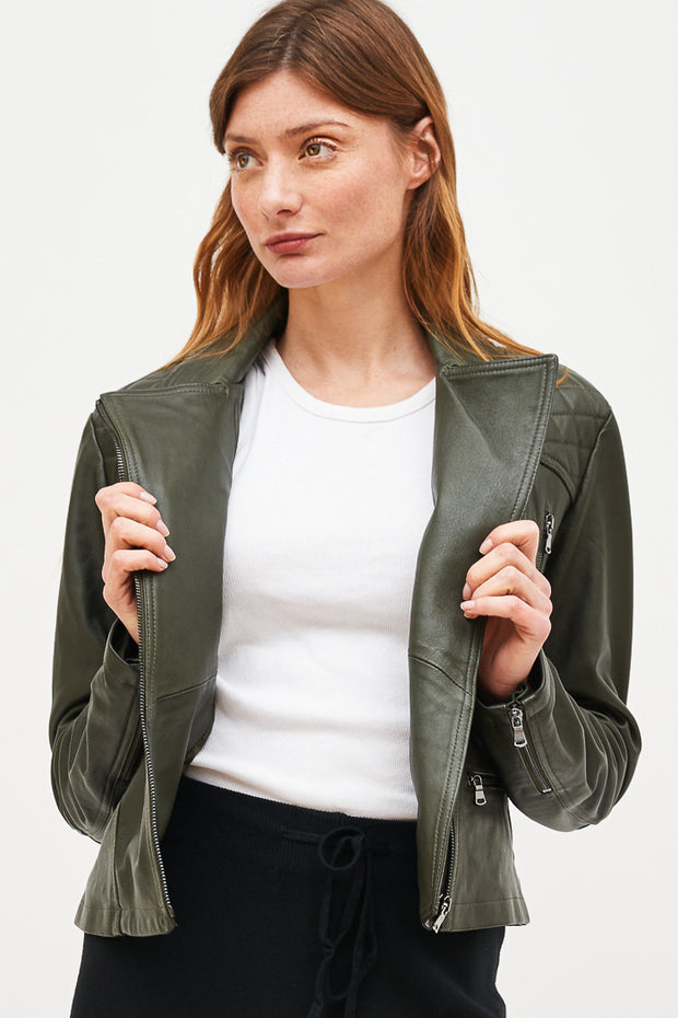 CHAQUETA ANTONELLA CUERO