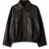 CHAQUETA BOMBER CUERO