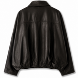 CHAQUETA BOMBER CUERO