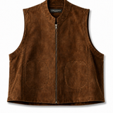 CHAQUETA CECI SIN MANGAS GAMUZA