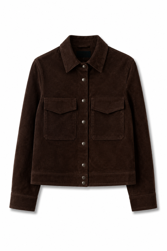 CHAQUETA DARLA GAMUZA