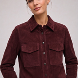 CHAQUETA DARLA GAMUZA