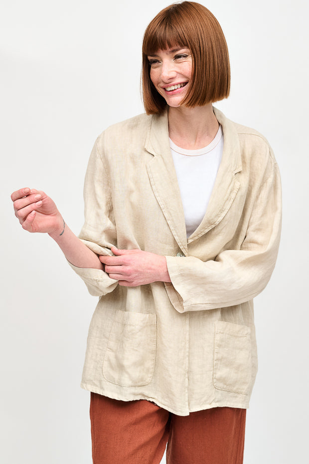 CHAQUETA MOIRA LINO