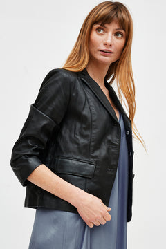 CHAQUETA NICOLA CUERO