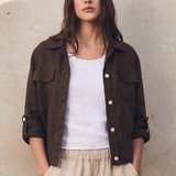 CHAQUETA PIA LINO