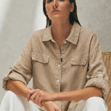 CHAQUETA ROSETTA LINO
