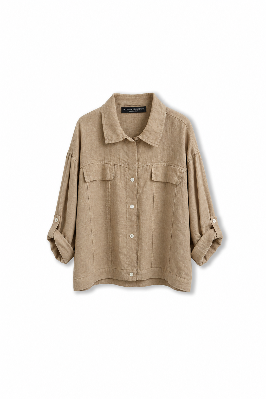 CHAQUETA ROSETTA LINO