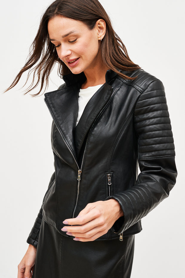 CHAQUETA TELMA CUERO