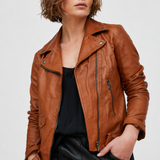 CHAQUETA BIKER CUERO
