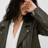 CHAQUETA BIKER CUERO