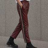 PANTALON RAYAS CUERO
