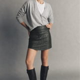 FALDA ABBY CUERO SALE