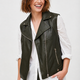 GILET BIKER CUERO