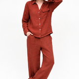 BLUSA AGNOLA LINO