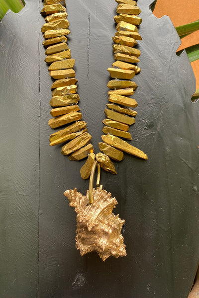 COLLAR COLGANTE CARACOL