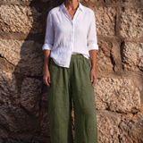 PANTALON AGNOLA LINO