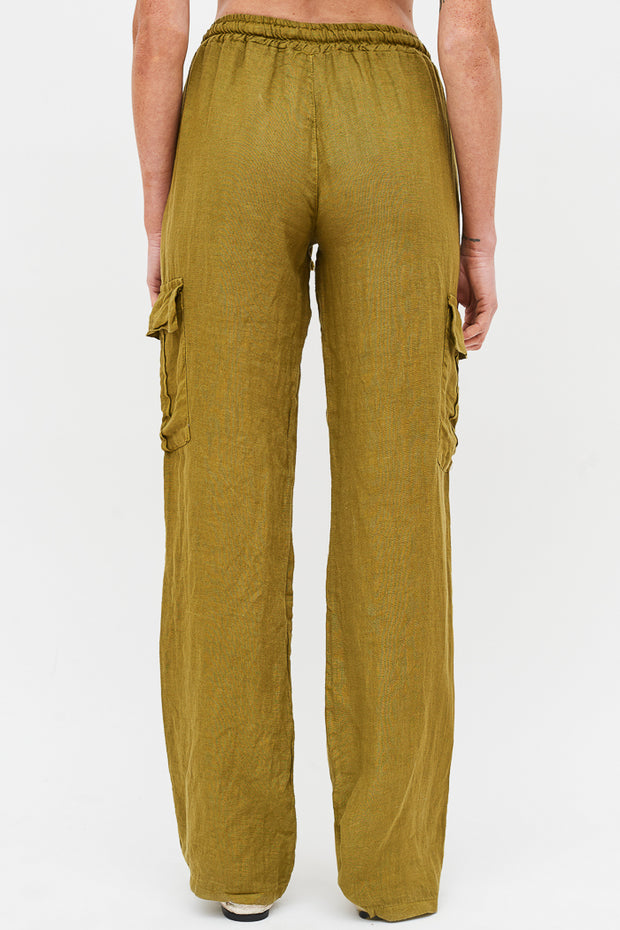 PANTALON CARGO LINO