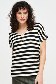 POLERA ALBA MANGA CORTA