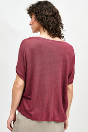 POLERA MANGA CORTA LINO
