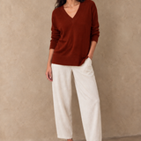 SWEATER PATRIZZIA V LANA MERINO