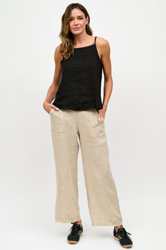 PANTALON OLIVIA LINO