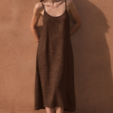 VESTIDO ABERTA LINO