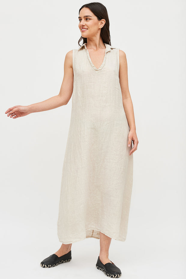 VESTIDO CAYETANA LINO