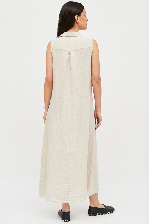 VESTIDO CAYETANA LINO