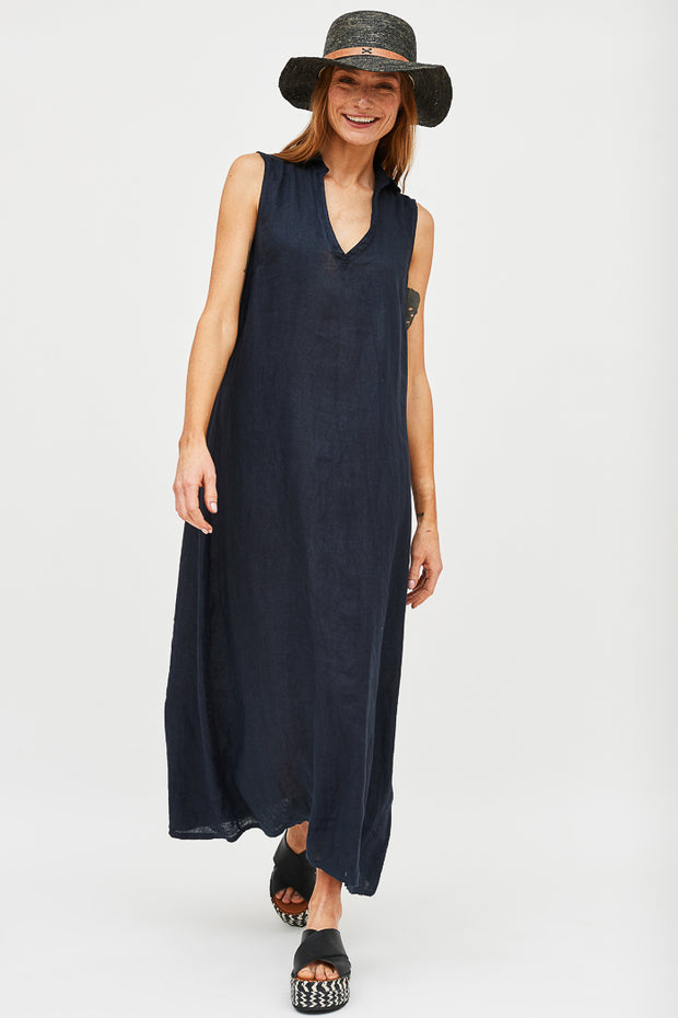 VESTIDO CAYETANA LINO