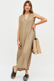 VESTIDO CAYETANA LINO
