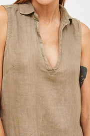 VESTIDO CAYETANA LINO