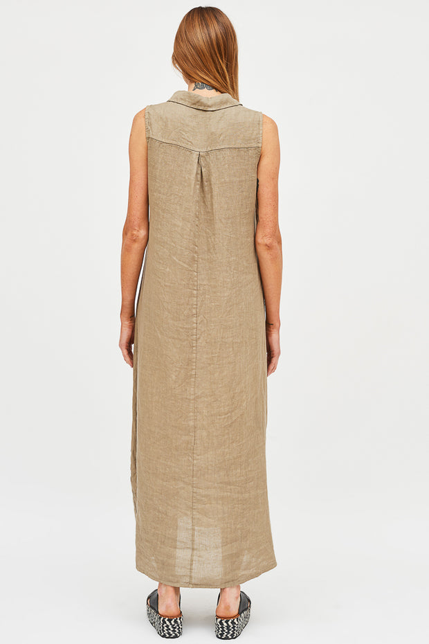 VESTIDO CAYETANA LINO