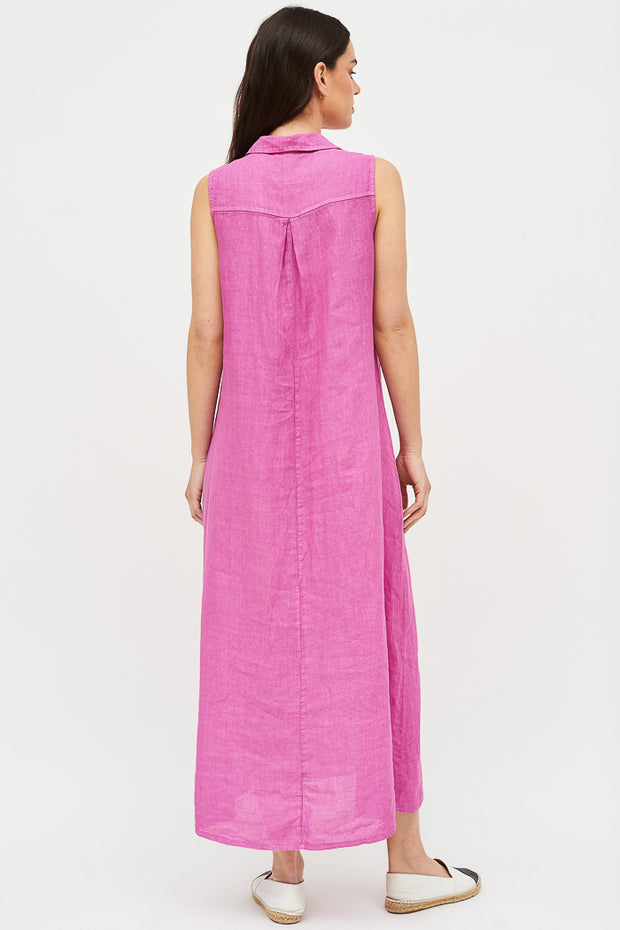 VESTIDO CAYETANA LINO