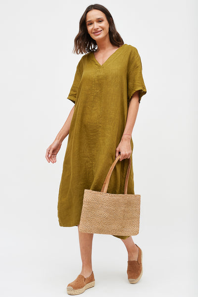 VESTIDO CHIARA LINO