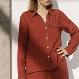 BLUSA AGNOLA LINO