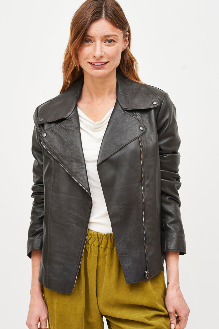 CHAQUETA ANNA CUERO