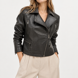 CHAQUETA ANTONELLA CUERO