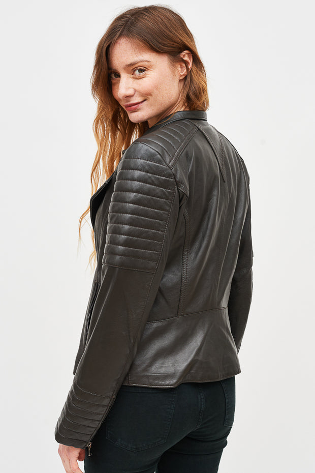 CHAQUETA TELMA CUERO