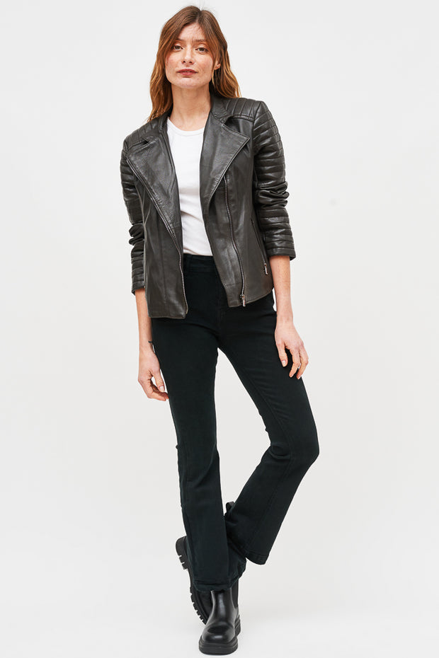CHAQUETA TELMA CUERO