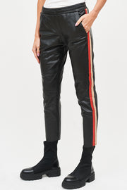 PANTALON RAYAS CUERO