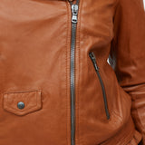CHAQUETA BIKER CUERO