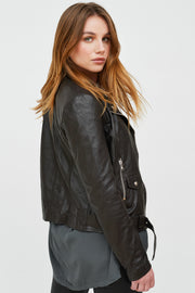 CHAQUETA BIKER CUERO