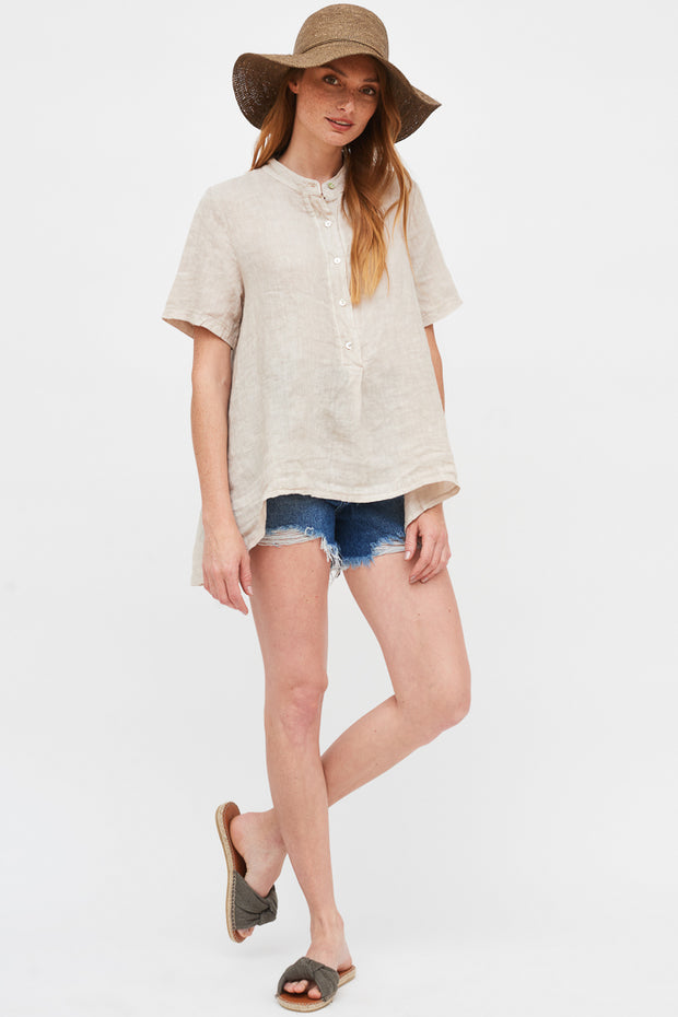 BLUSA CAYETANA LINO