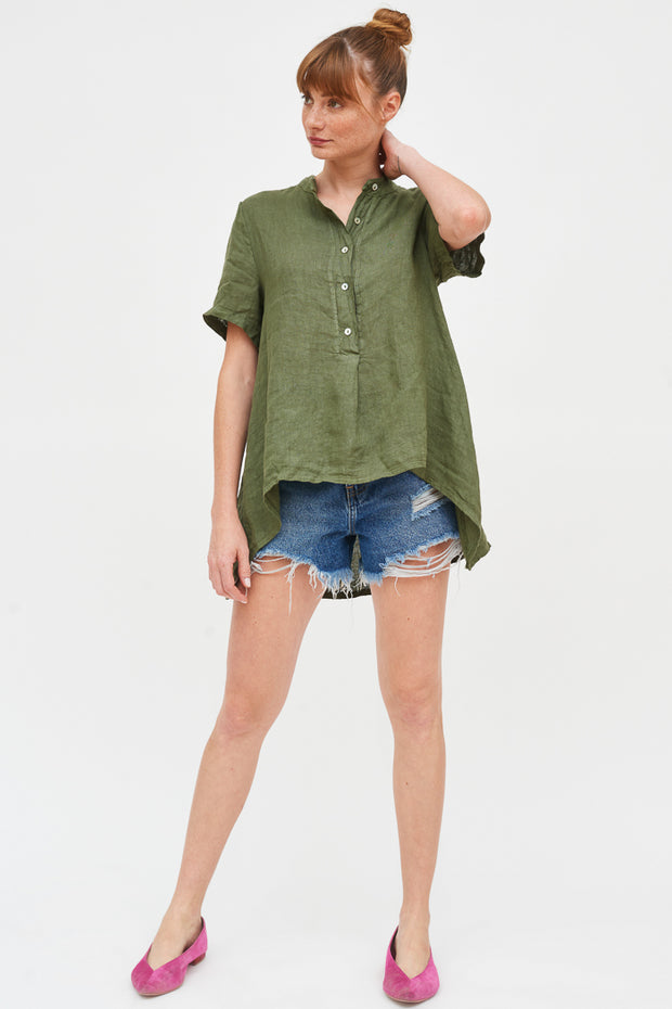 BLUSA CAYETANA LINO